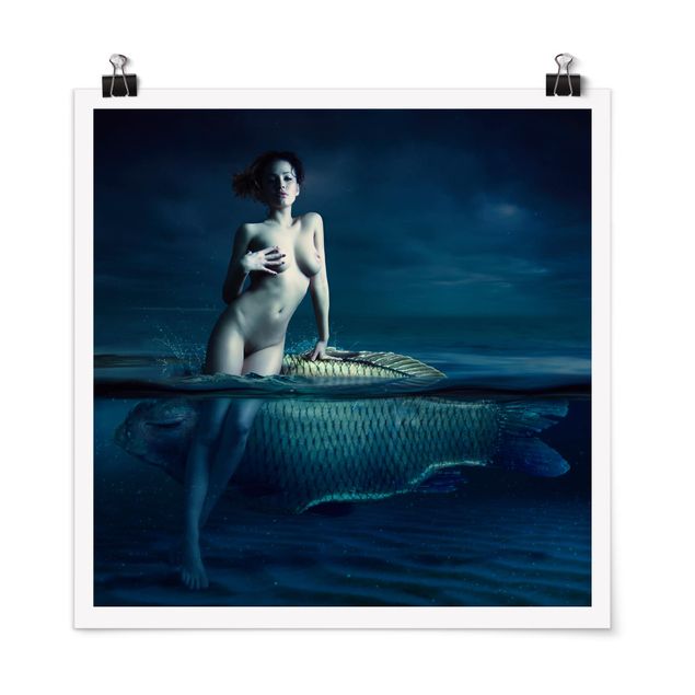 Poster - Nude With Fish