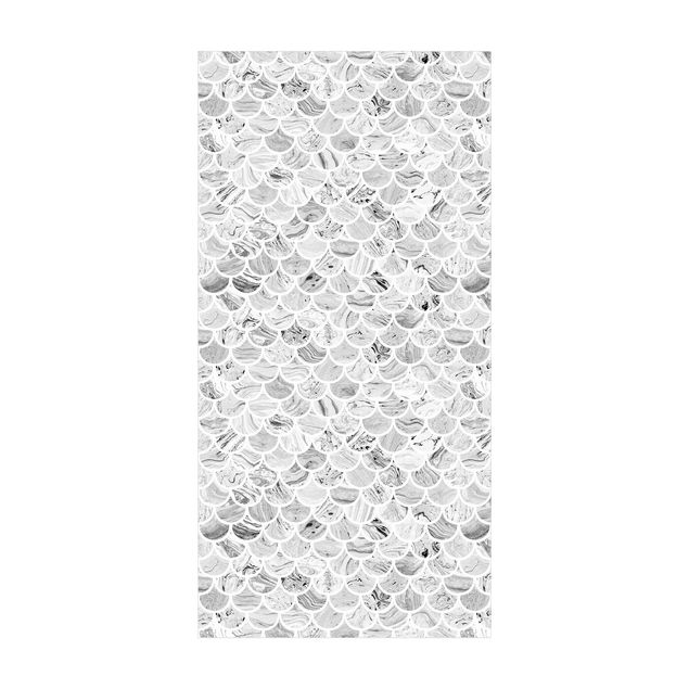 modern area rugs Marble Pattern In Greyscale