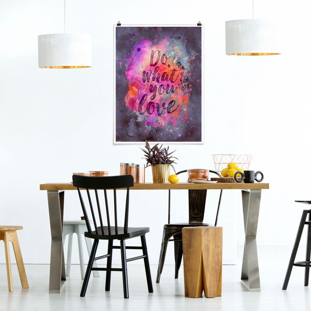 Poster - Colourful Explosion Do What You Love