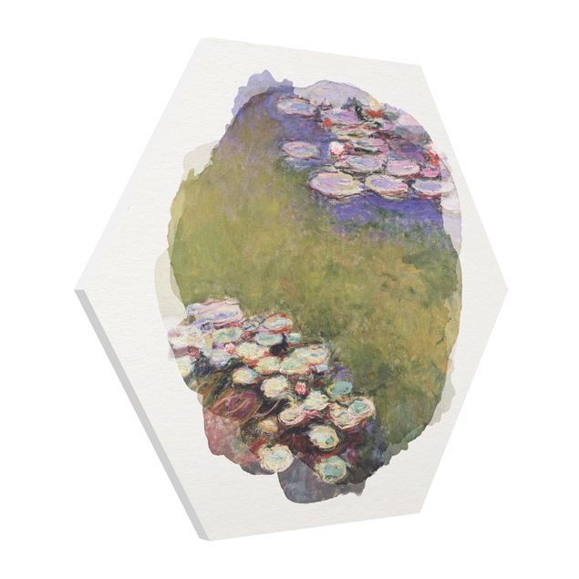 Forex hexagon - WaterColours - Claude Monet - Water Lilies