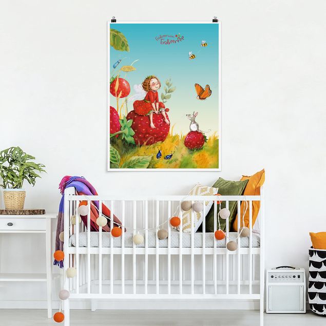 Poster kids room - Little Strawberry Strawberry Fairy - Enchanting