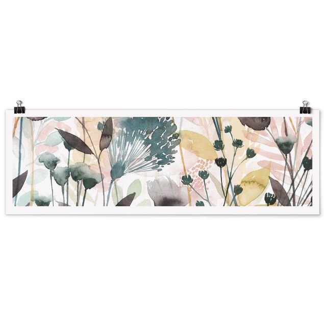 Panoramic poster flowers - Wildflowers In Summer II