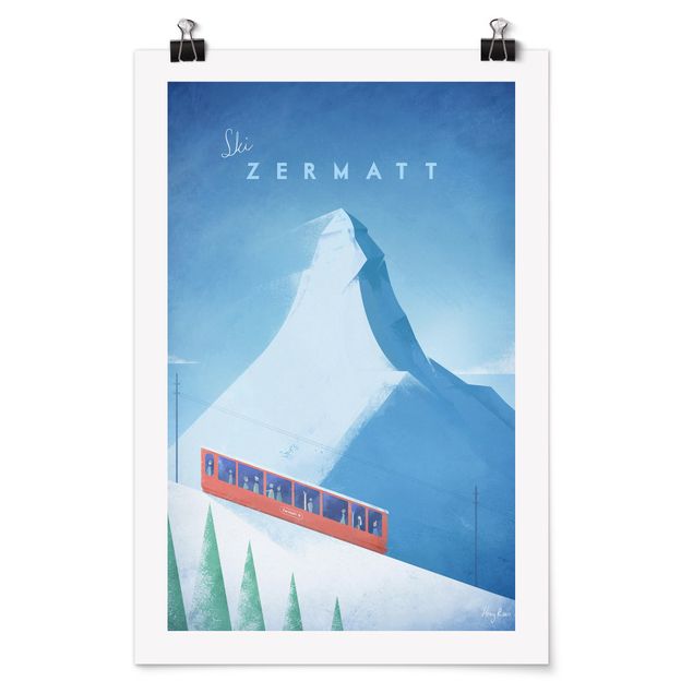 Poster - Travel Poster - Zermatt