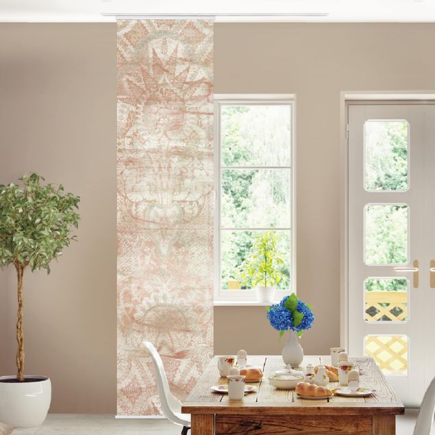 Sliding panel curtains set - Ornament Tissue I