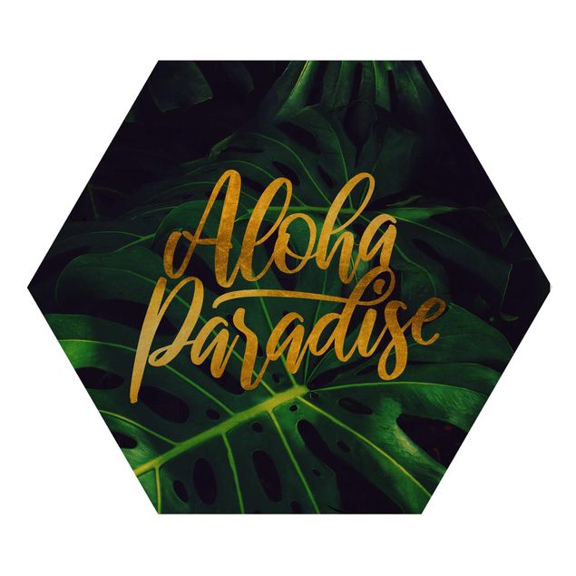 Wooden hexagon - Jungle - Aloha Paradise
