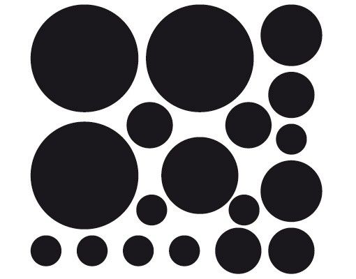 Window sticker - No.1184 Circles II 18s Set