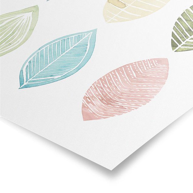 Poster pattern & textures - Patterned Leaves I