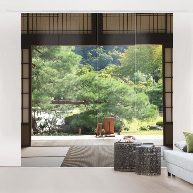 Sliding panel curtains set - Dojo In Harmony