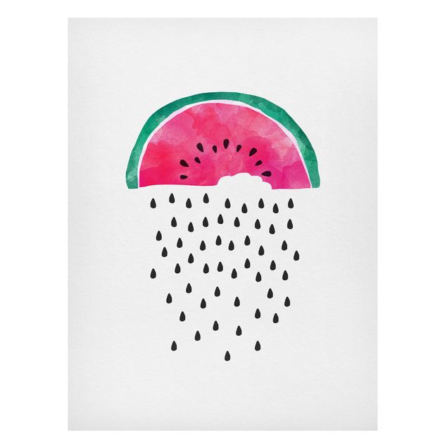 Magnetic memo board - Watermelon Rain