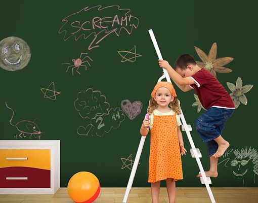 Chalkboard wall sticker No.DS136 Wallpaper for Writing & Drawing