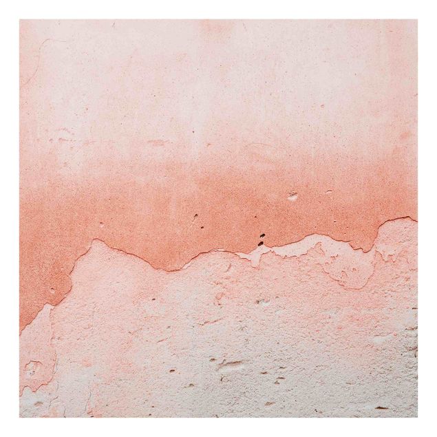 Splashback - Pink Concrete In Shabby Look - Square 1:1
