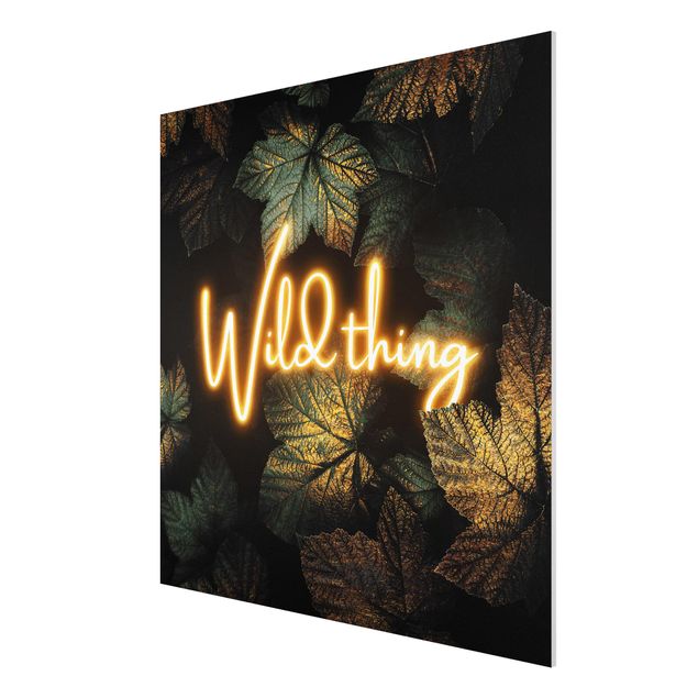 Print on forex - Wild Thing Golden Leaves