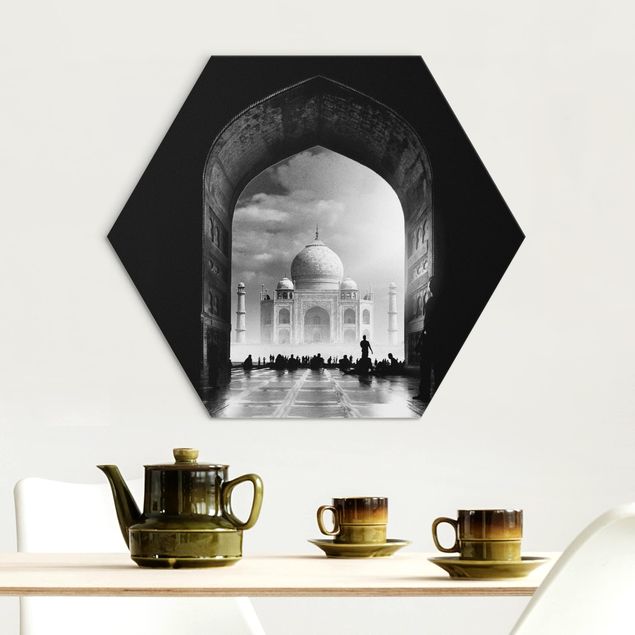Alu-Dibond hexagon - The Gateway To The Taj Mahal