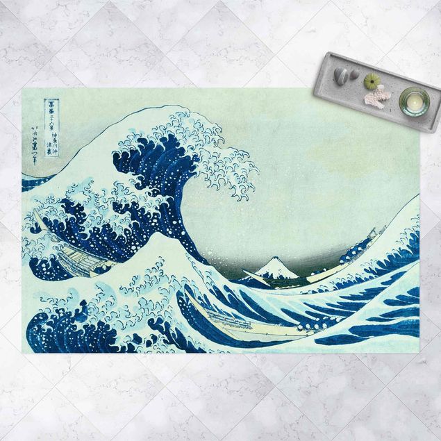 balcony mat Katsushika Hokusai - The Great Wave At Kanagawa
