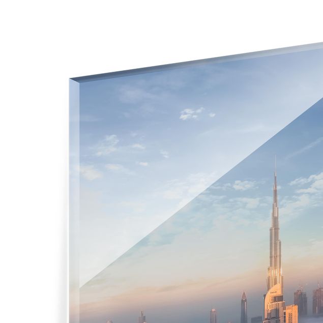 Glass Splashback - Dubai Above The Clouds - Landscape 3:4