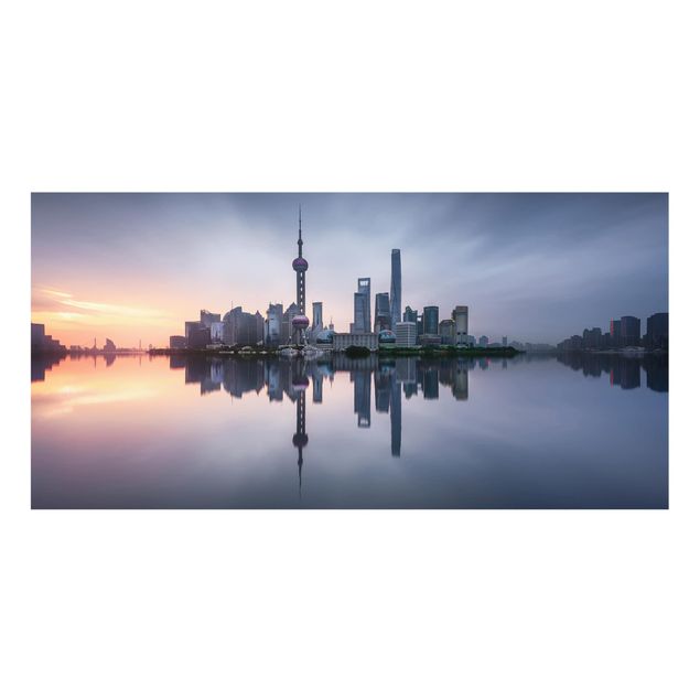 Splashback - Shanghai Skyline Morning Mood