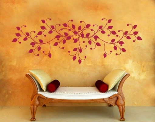Wall art stickers No.UL906 sinuous Tendril