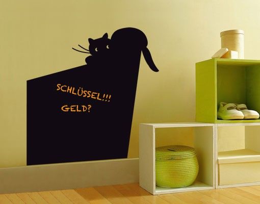 Animal wall decals No.UL915 Sloped Cat