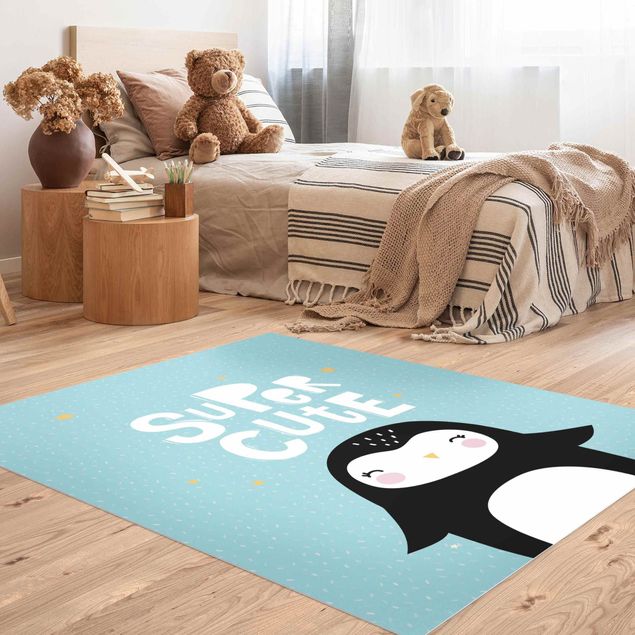 Modern rugs Super Cute Penguin