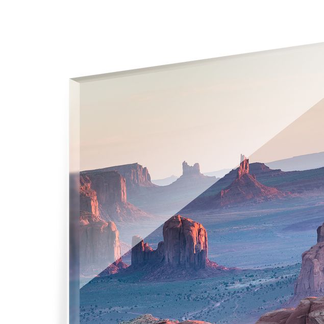 Glass Splashback - Sunrise In Arizona - Landscape format 2:1