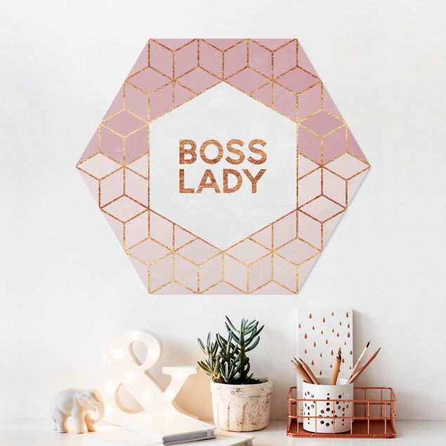 Forex hexagon - Boss Lady Hexagons Pink