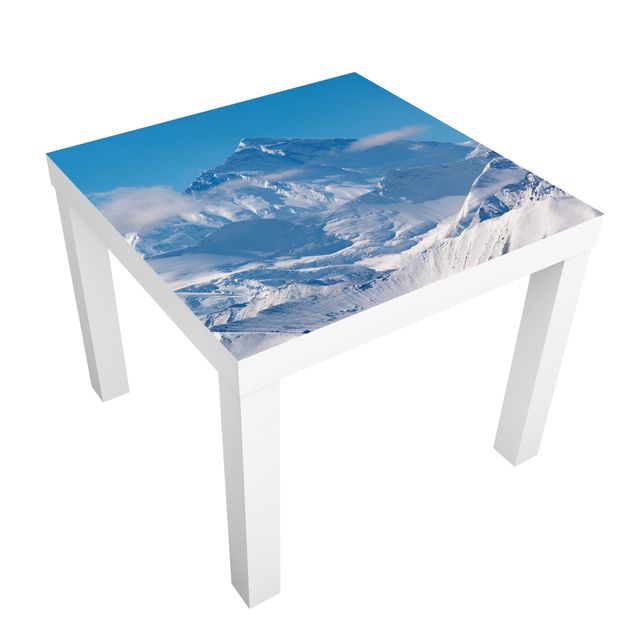 Adhesive film for furniture IKEA - Lack side table - Mount Everest