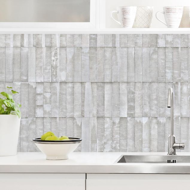 Kitchen splashback patterns Concrete Brick Wallpaper