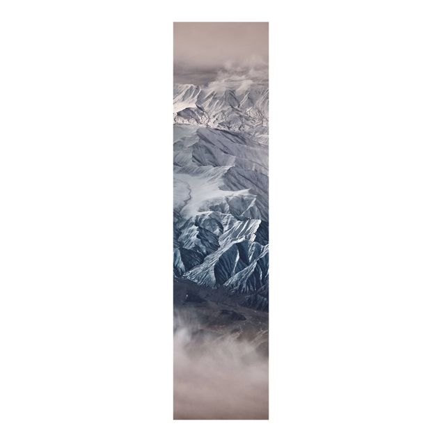 Sliding panel curtains set - Mountains Of Tibet