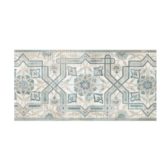 modern area rugs Wood Panels Persian Vintage III