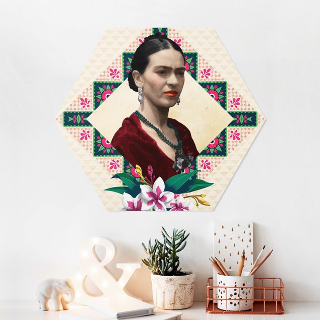 Forex hexagon - Frida Kahlo - Flowers And Geometry