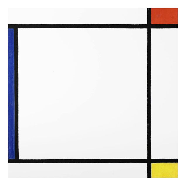 Glass Splashback - Piet Mondrian - Composition III - Square 1:1