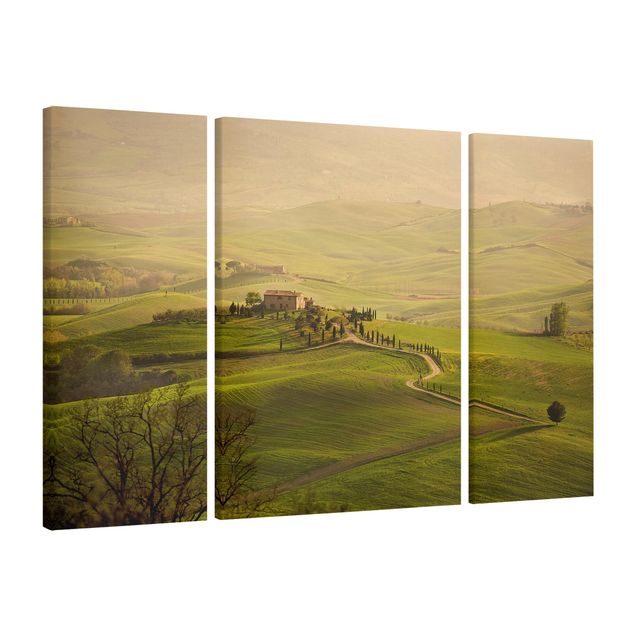 Print on canvas 3 parts - Chianti Tuscany