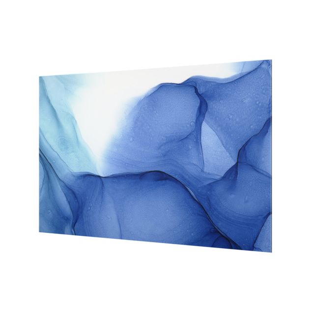 Splashback - Mottled Ink Blue - Landscape format 3:2