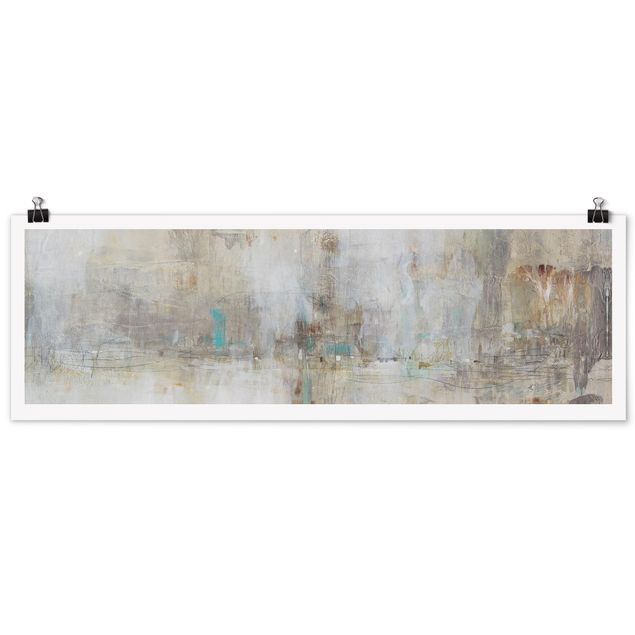 Panoramic poster abstract - Essence I