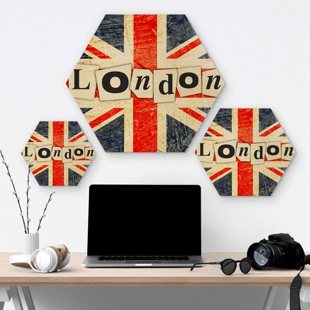 Wooden hexagon - Yeah London