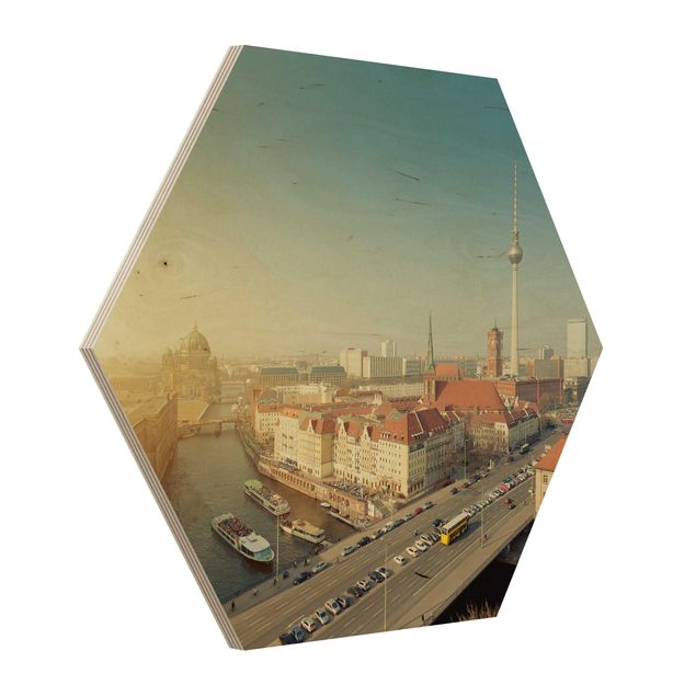 Wooden hexagon - Berlin In The Morning