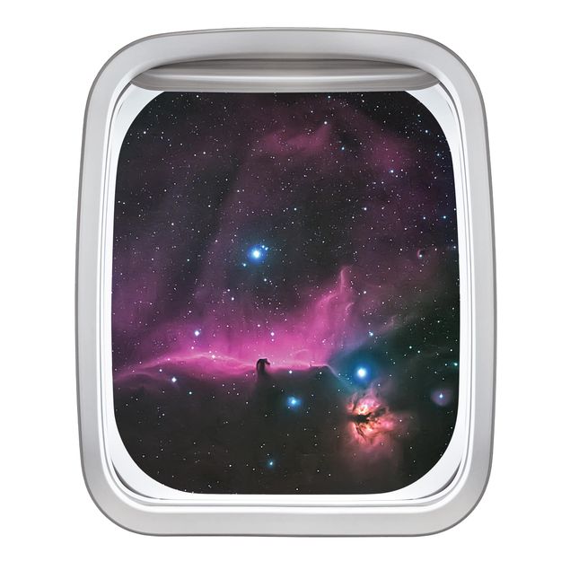 Wall decal Aircraft Window Orion Nebula