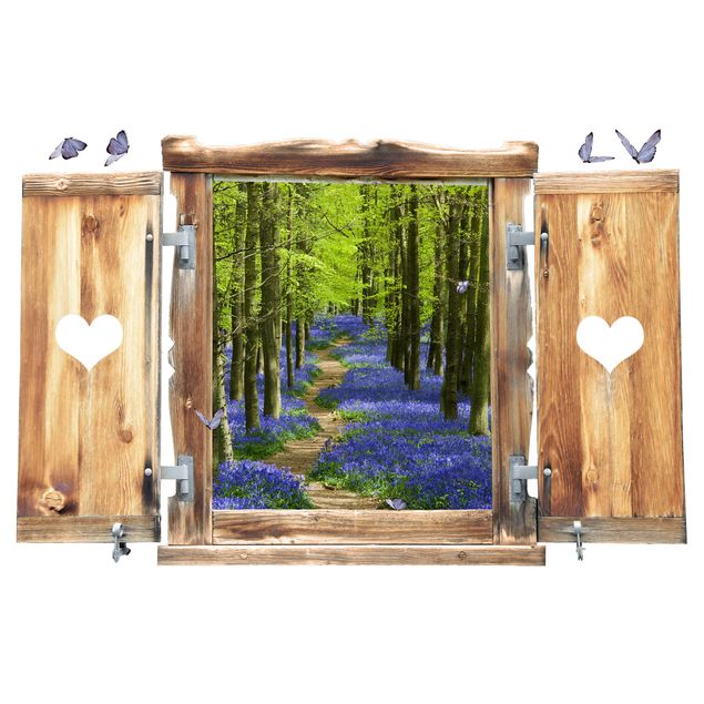 Wall decal Window With Heart Trail In Hertfordshire