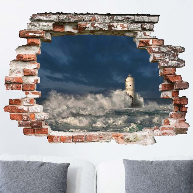 Wall stickers island Lighthouse On Sardinia