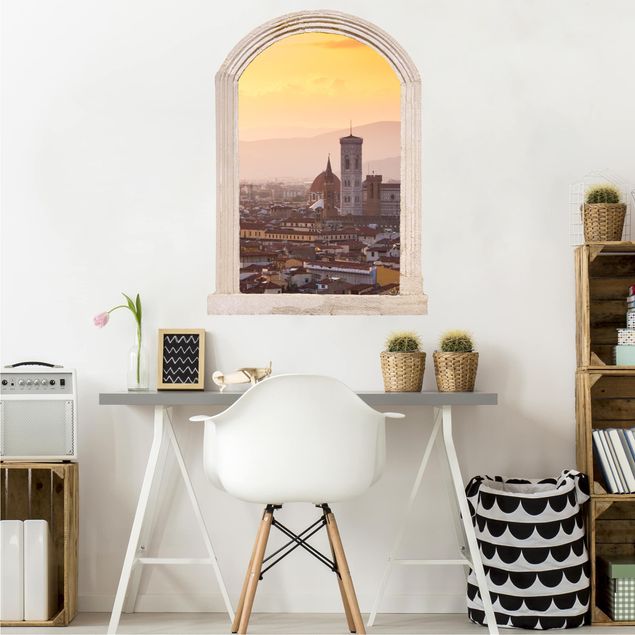 Wall stickers city ​​names Stone Arch Florence