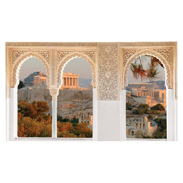 Wall art stickers Decorated Window Acropolis