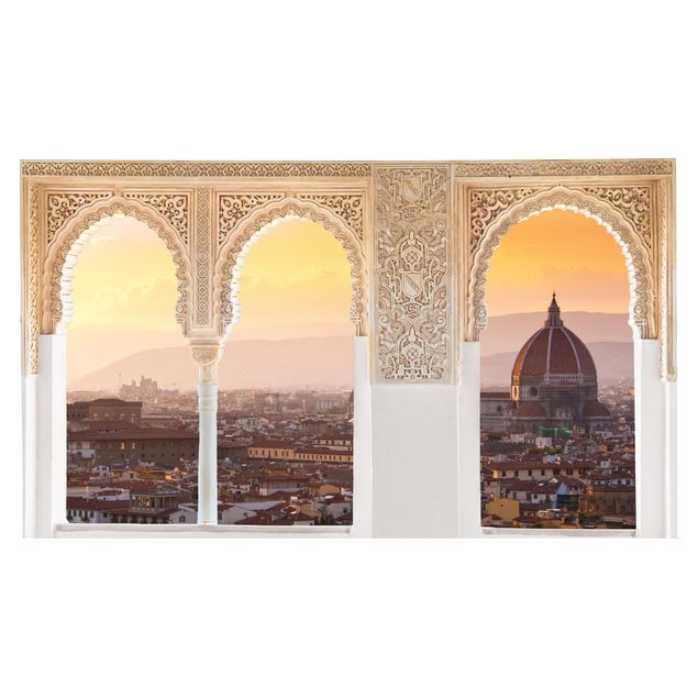 Wall stickers stone Decorated Window Florence