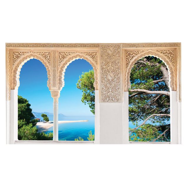 Wall stickers 3d Decorated Window Hidden Paradise