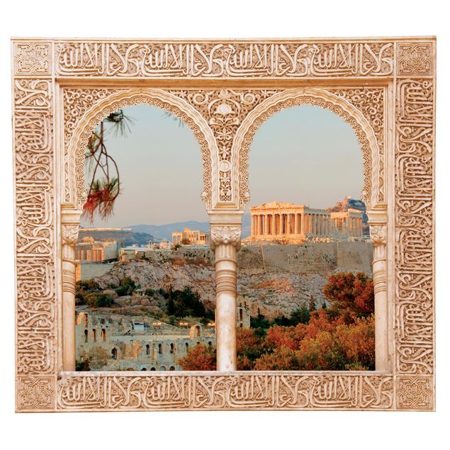 Wall art stickers Decorated Window Acropolis