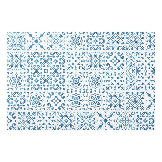 Splashback - Tile Pattern Blue White