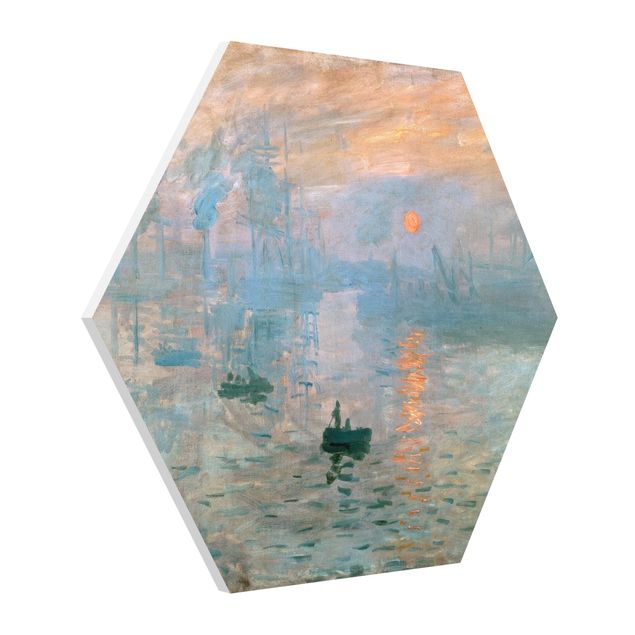 Forex hexagon - Claude Monet - Impression (Sunrise)