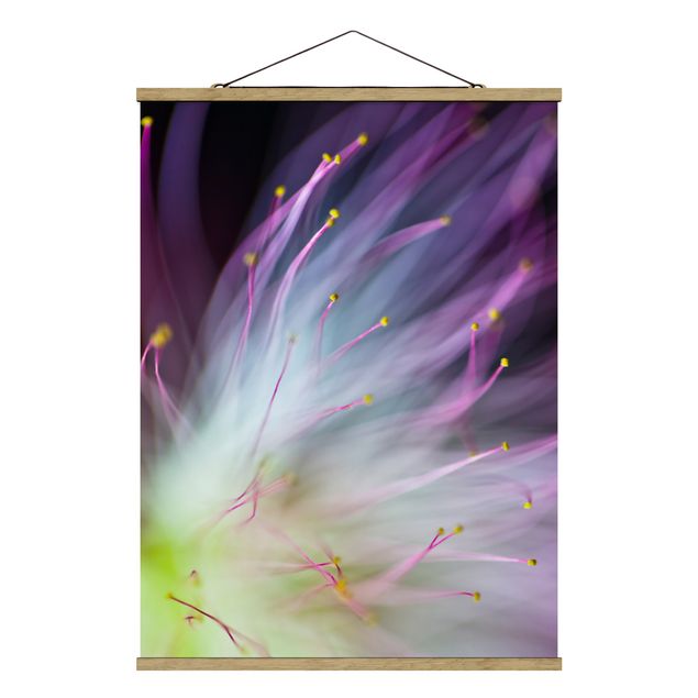 Fabric print with poster hangers - Pollen