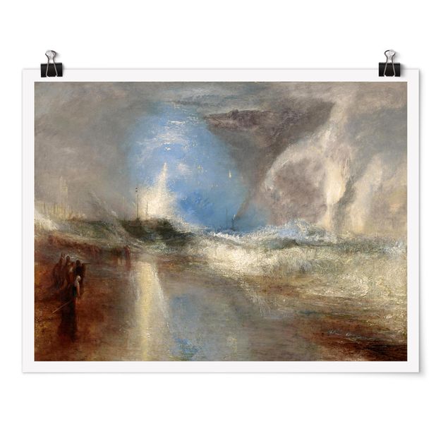 Poster - William Turner - Rockets And Blue Lights (Close At Hand) To Warn Steamboats Of Shoal Water