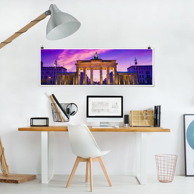 Panoramic poster architecture & skyline - This Is Berlin!