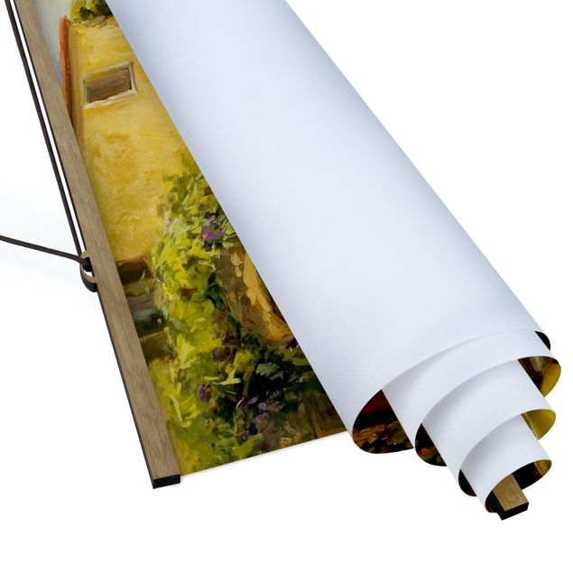 Fabric print with poster hangers - Scenic Italy V